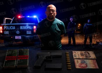 Cliente frecuente robó a punta de pistola dos perfumes Hugo Boss y 600 pesos; lo detuvo la municipal de Tijuana