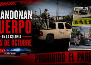 Abandonan cuerpo de hombre envuelto en plástico en la colonia Tres de Octubre