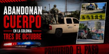 Abandonan cuerpo de hombre envuelto en plástico en la colonia Tres de Octubre