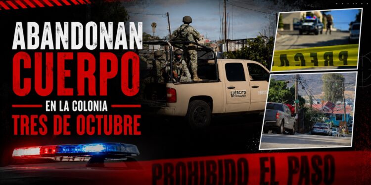Abandonan cuerpo de hombre envuelto en plástico en la colonia Tres de Octubre