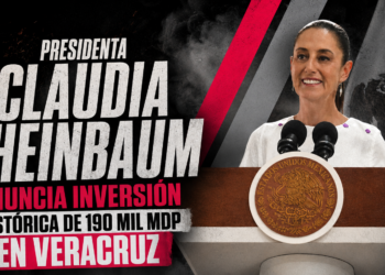 EN COATZACOALCOS, PRESIDENTA CLAUDIA SHEINBAUM ANUNCIA INVERSIÓN HISTÓRICA DE 190 MIL MDP EN VERACRUZ PARA RECUPERACIÓN DE LA PETROQUÍMICA, OBRAS CARRETERAS, DE AGUA Y SALUD