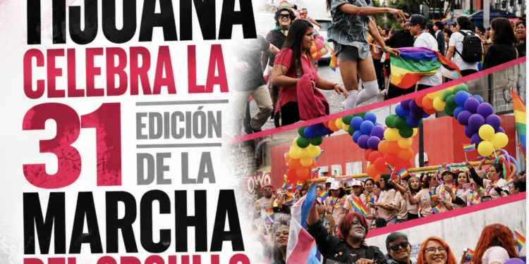 Tijuana se pinta de colores con la 31 edición de la Marcha del Orgullo Pride