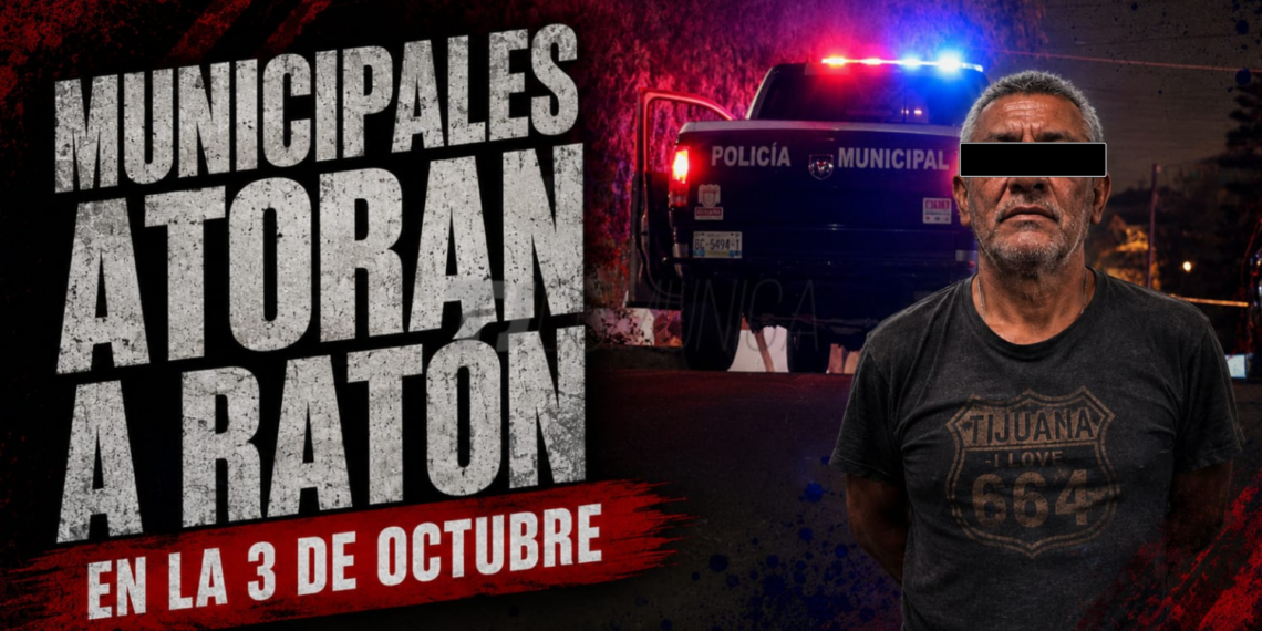 Detienen a hombre por presunto robo con violencia a mujer en colonia 3 de Octubre