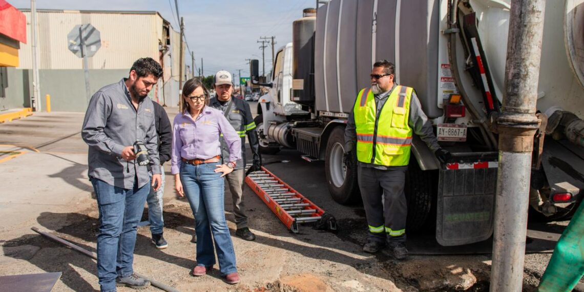 MÓNICA VEGA IMPULSA MANTENIMIENTO PREVENTIVO EN LA RED SANITARIA DE TIJUANA Y ROSARITO