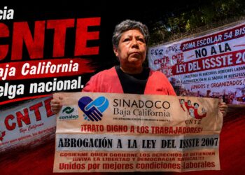Inicia CNTE Baja California huelga nacional; maestros toman oficinas del Sistema Educativo en Tijuana