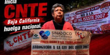 Inicia CNTE Baja California huelga nacional; maestros toman oficinas del Sistema Educativo en Tijuana