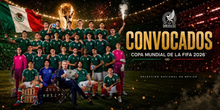 Selección Mexicana anuncia la lista oficial para el Mundial 2026