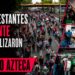 Manifestantes de la CNTE se movilizaron hacia el Estadio Azteca