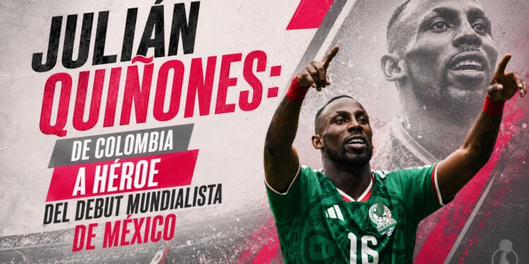 Julián Quiñones: de Colombia a héroe del debut mundialista de México