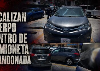 Localizan cadáver dentro de camioneta abandonada en el estacionamiento de Calimax, Hipódromo