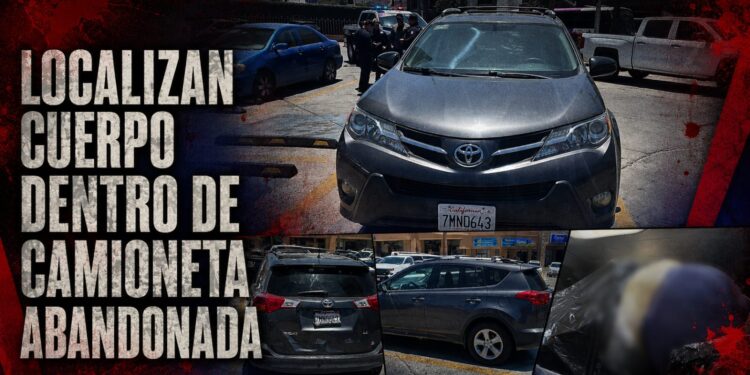 Localizan cadáver dentro de camioneta abandonada en el estacionamiento de Calimax, Hipódromo