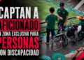 Captan a aficionado en zona exclusiva para personas con discapacidad