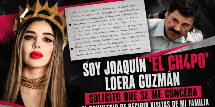 “Soy Joaquín ‘El Chapo’ Loera Guzmán, solicito que se me conceda el privilegio de recibir visitas de mi familia”: El Chapo envía dos nuevas cartas a la Corte de Brooklyn