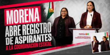 Morena abre registro de aspirantes a la coordinación estatal; aspirantes a gubernatura de BC se registran hoy