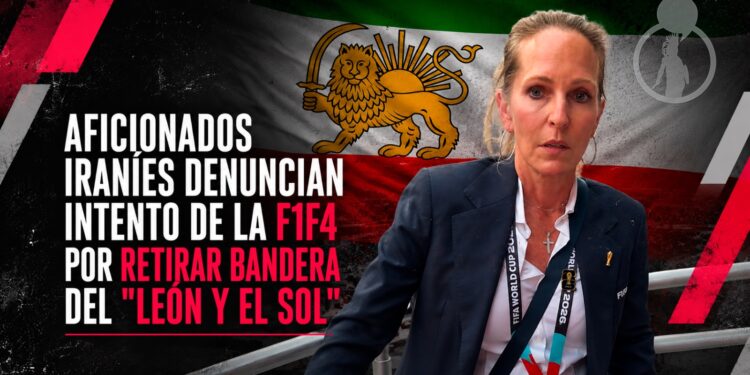 Aficionados iraníes denuncian intento de la FIFA por retirar bandera del “León y el Sol”