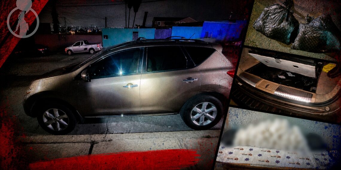 Hallan más de 17 kilos de droga en “mula ciega” en Tijuana