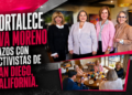 Fortalece Eva Moreno lazos con activistas de San Diego, California