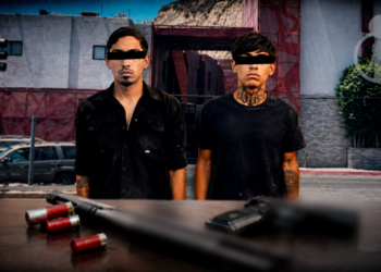 Policias Municipales de Tijuana rescatan a hombre secuestrado en motel; hay dos detenidos armados