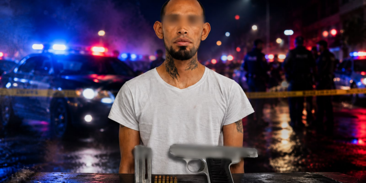 Detienen a presunto generador de violencia con arma de fuego en colonia Maclovio Rojas