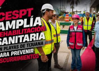 CESPT AMPLÍA REHABILITACIÓN SANITARIA EN PLAYAS DE TIJUANA PARA PREVENIR ESCURRIMIENTOS