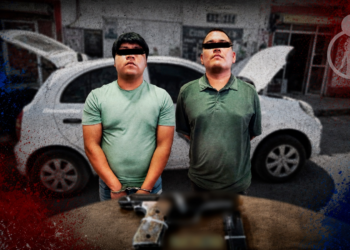 Capturan a dos hombres con arma; presuntamente ligados a grupo delictivo