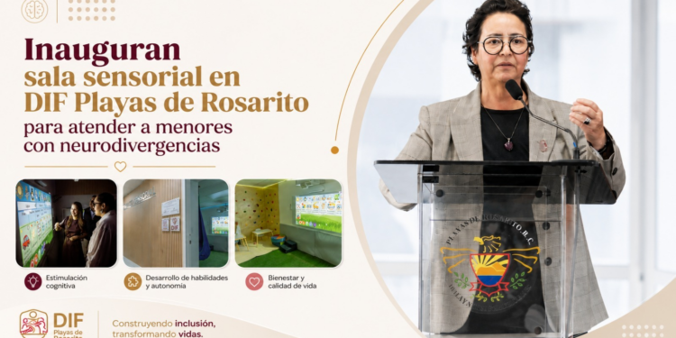 Inauguran sala sensorial en DIF Playas de Rosarito para atender a menores con neurodivergencias