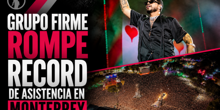 Grupo Firme rompe récord de asistencia en el Fan Fest de Monterrey