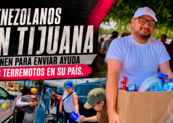 Venezolanos en Tijuana se unen para enviar ayuda tras terremotos en su país