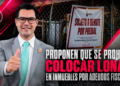 PROPONEN QUE SE PROHÍBA COLOCAR LONAS EN INMUEBLES POR ADEUDOS FISCALES