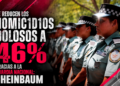 Se reducen los homicidios dolosos a 46% gracias a la Guardia Nacional.