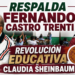 RESPALDA FERNANDO CASTRO TRENTI REVOLUCIÓN EDUCATIVA DE CLAUDIA SHEINBAUM: “EN LA 4T LA EDUCACIÓN DEJÓ DE SER UN PRIVILEGIO”