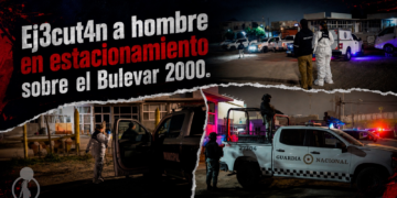 Ejecutan a hombre de 55 años en estacionamiento de comercios sobre el Bulevar 2000