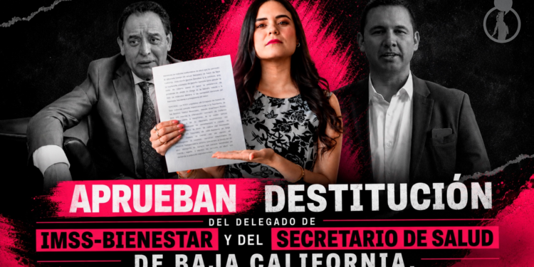 Por unanimidad, Congreso aprueba exhorto de Daylín García para destituir a funcionarios de Salud en BC