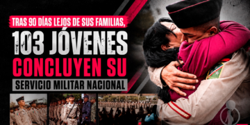 Tras 90 días lejos de sus familias, 103 jóvenes concluyen su Servicio Militar Nacional
