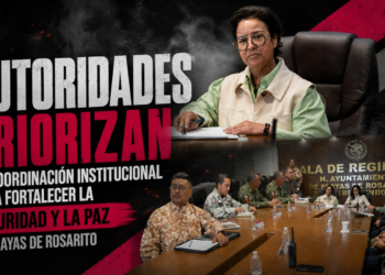 Autoridades priorizan la coordinación institucional para fortalecer la seguridad y la paz en Playas de Rosarito