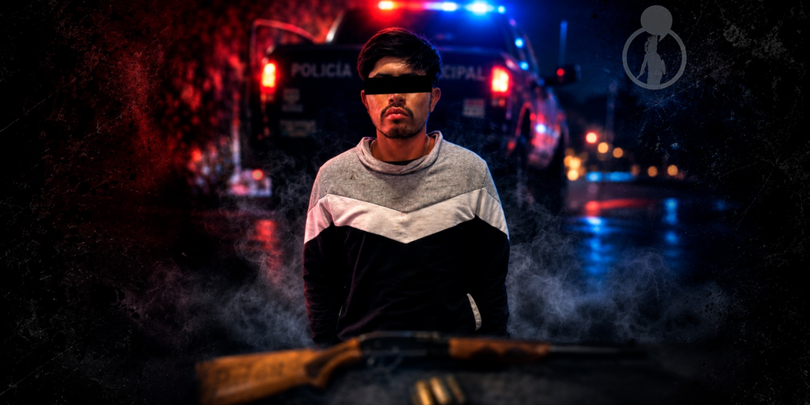 “Yo solo soy el mandadero”, dijo mientras era detenido con un rifle por la Unidad Táctica de Tijuana