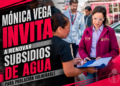 MÓNICA VEGA INVITA A RENOVAR SUBSIDIOS DE AGUA PARA POBLACIÓN VULNERABLE