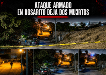Ataque armado en Rosarito deja dos muertos y dos mujeres heridas en la colonia Plan Libertador