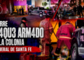 Ataque armado deja a un hombre herido en la colonia Mineral de Santa Fe