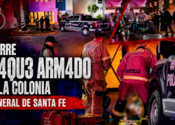 Ataque armado deja a un hombre herido en la colonia Mineral de Santa Fe