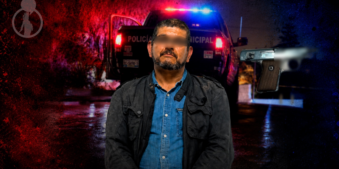 Municipales detienen a hombre armado tras persecución en la colonia Maquiladora