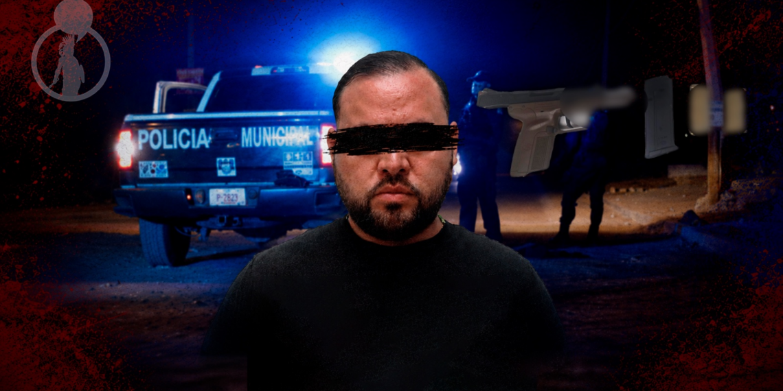 Municipales lo atoran con una “mata policías”