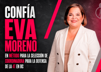 Confía Eva Moreno en método para la selección de coordinadora para la Defensa de la Cuarta Transformación en Baja California