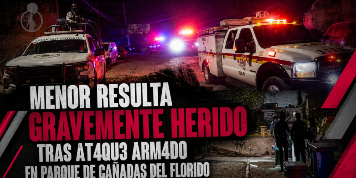 Menor resulta gravemente herido tras ataque armado en parque de Cañadas del Florido
