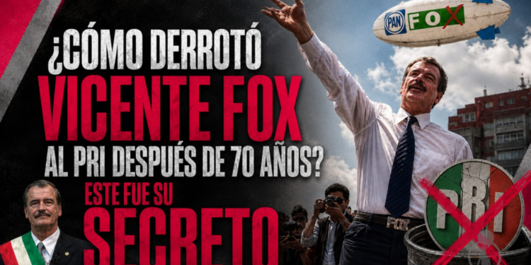 ¿Cómo derrotó Vicente Fox al PRI después de 70 años? Este fue su secreto