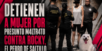 Detienen a mujer por presunto maltrato contra Rocky, el perro en Saltillo