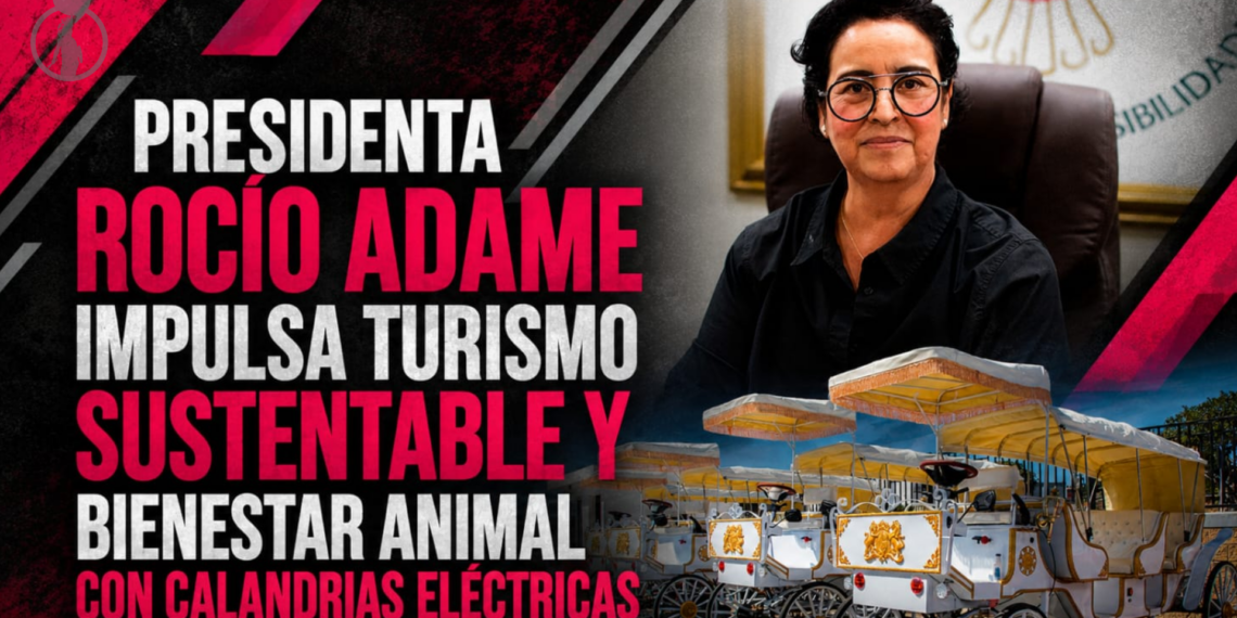 Presidenta Rocío Adame impulsa turismo sustentable y bienestar animal con calandrias eléctricas