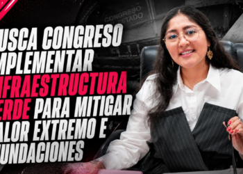 BUSCA CONGRESO IMPLEMENTAR INFRAESTRUCTURA VERDE PARA MITIGAR CALOR EXTREMO E INUNDACIONES