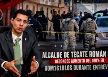 Alcalde de Tecate Román Cota reconoce aumento del 100% en homicidios durante entrevista