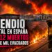 Incendio forestal en España deja 12 muertos y más de mil evacuados
